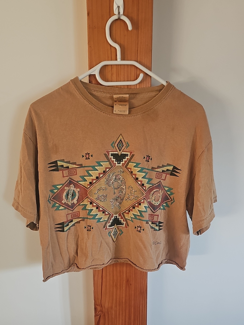 Vintage Southwestern Arizona Kokopelli Crop Tee
